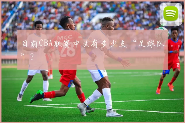 目前CBA联赛中共有多少支“足球队”？