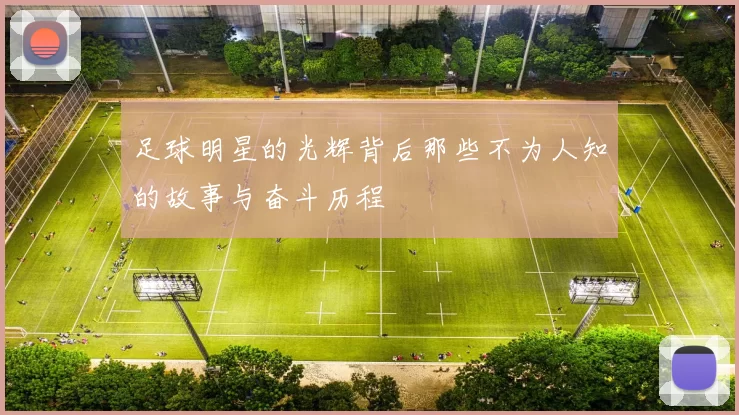 足球明星的光辉背后那些不为人知的故事与奋斗历程